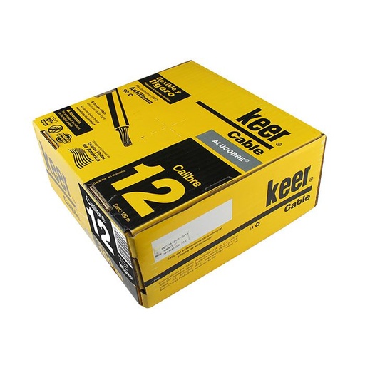 [CABLE KEER CAL. 12 NEGRO] CABLE KEER #12 NEGRO