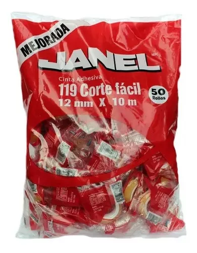 [7501035102408 (PA)] CINTA JANEL 12X10 C/50 PZAS.