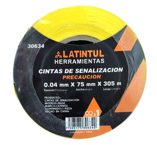 [30634] CINTAS SEÑALIZACION PRECAUCION 305M