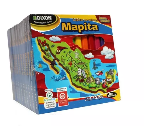 [17501147410214 (PA)] COLORES MAPITA CORTOS (PAQUETE C/10 CAJITAS)