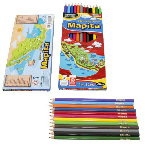 [17501147434111 (PA)] COLORES MAPITA LARGOS (PAQ. C/5 CAJITAS)