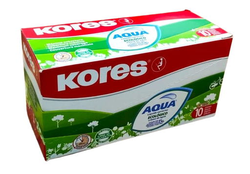 [CORRECTO_KORES (PA)] CORRECTOR BROCHA  KORES C/10 PZAS