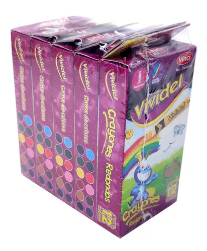 [7501147457519 (PA)] CRAYON VIVIDEL DELGADO C/5