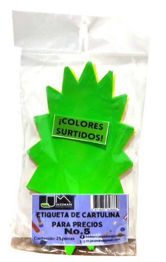 [ESTRELLA #5 (J)] ETIQUETA ESTRELLA #5