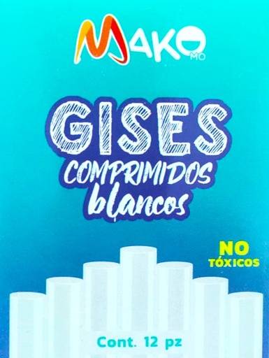 [GIS MAKO BLANCO] GIS BLANCO C/12 PZAS