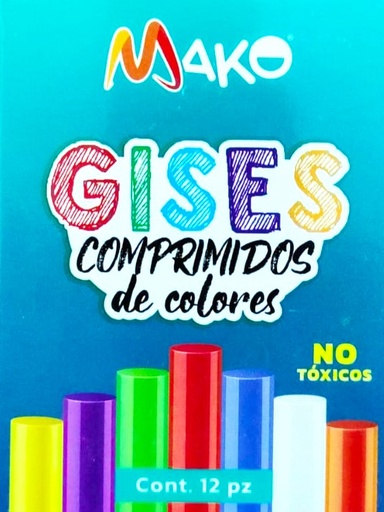 [GIS MAKO COLORES (PA)] GIS COLORES C/12 PZAS