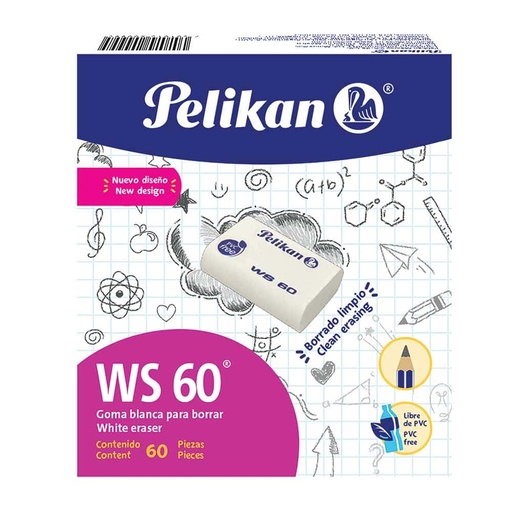 [7501015201008 (PA)] Goma Pelikan Ws60