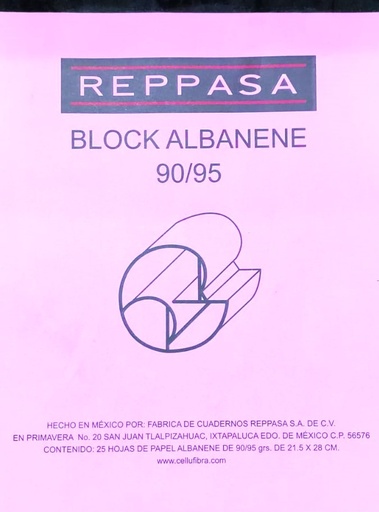 [HOJA ALBANENE IMPERIAL/REPPASA (PA)] HOJA ALBANENE GRUESA IMPERIAL