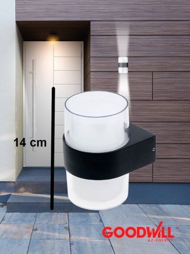 [22212 LUZ CALIDA] LAMPARA P/PARED 14W LUZ CALIDA (GOOD WILL)