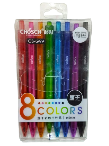 [CS-G99] LAPICERO 8 COLORS (CHOSCH)