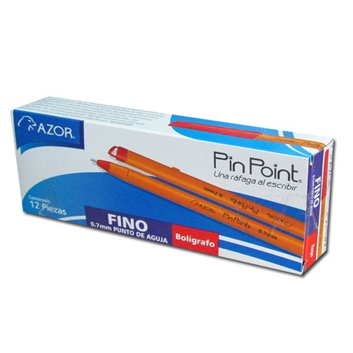 [7501428727188 (PA)] LAPICERO AZOR ROJO P. FINO