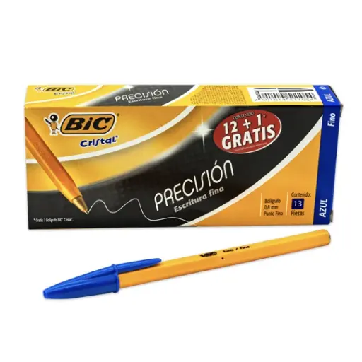 [7501014511054 (PA)] LAPICERO BIC FINO AZUL