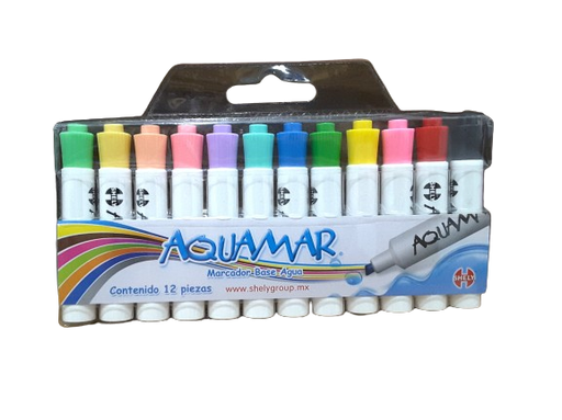 [PCO-043 (PA)] MARCADOR AQUAMAR PASTEL  C/12