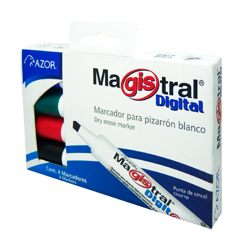 [7501428710708 (PA)] MARCADOR MAGISTRAL C/4