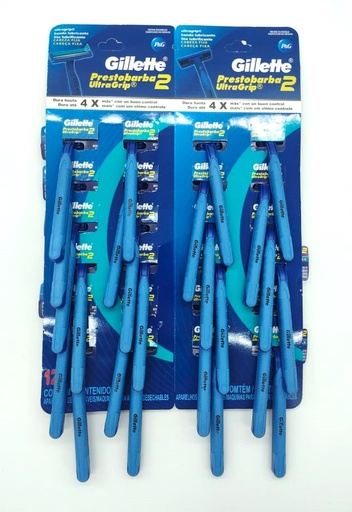 [GILLETTE 2H.  (P)] RASTRILLO GILLETTE 2H  ECO. C/24