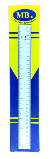 [REGLA YARK 30CM (PA)] Regla MB De 30 Cms 25pzas