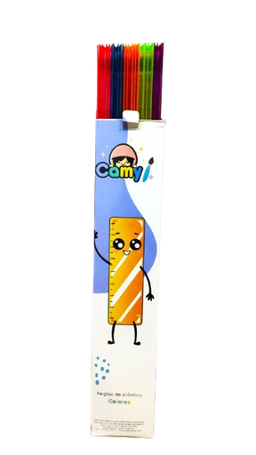 [REGLA-CAMY (PA)] REGLA CAMY COLORES C/25 PZAS
