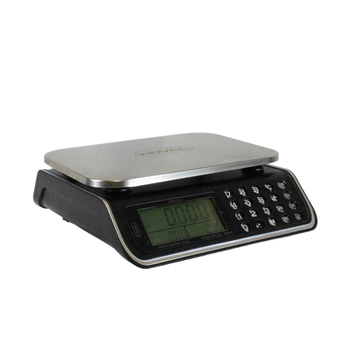 [NP-A01] BASCULA COMERCIAL CAP. 40KG/2G LINEA PLATINO (NOVAL)