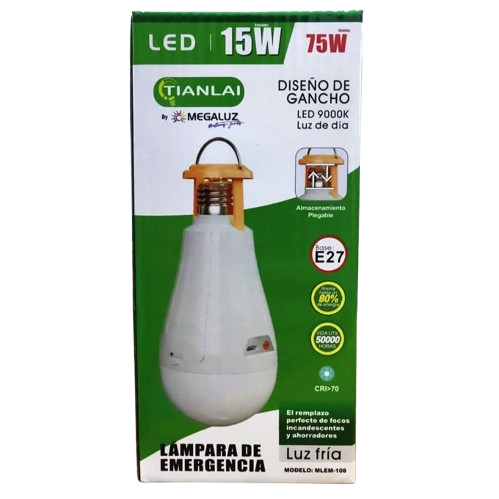 [EM29W15] (EM29W15) LAMPARA DE EMERGENCIA 15W TIANLAI