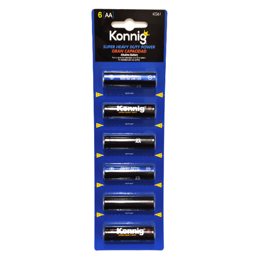 [KG61] PILA KONNIG AA  TIRA C/6 PZAS