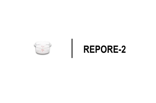 [REPORE-2] RECIPIENTE DE POLICARBONATO GRADUADO REDONDO, CAPACIDAD DE 2 QT