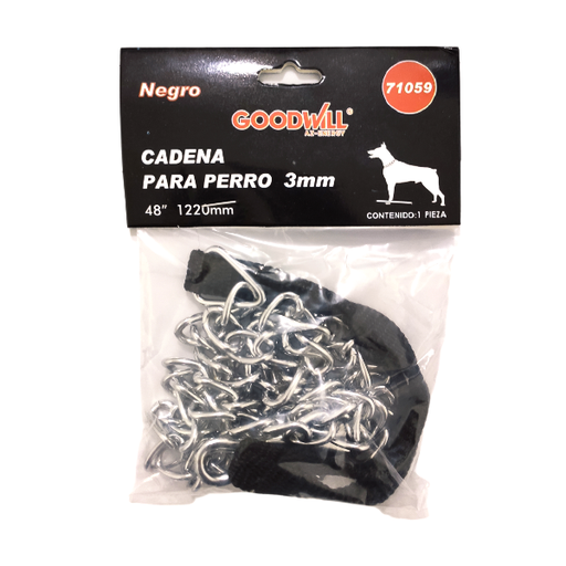[71059] CADENA P/PERRO 3MM GOOD WILL