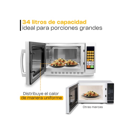 [HOMIC-12D] HORNO DE MICROONDAS 1.2 PIES DIGITAL