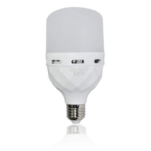 [EM10W20] FOCO DE EMERGENCIA RECARGABLE MEGALUZ (EM10W20)