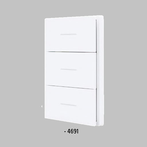 [4691] (4691) PLACA APAGADOR SENCILLO TRIPLE FIORI (SANTUL)