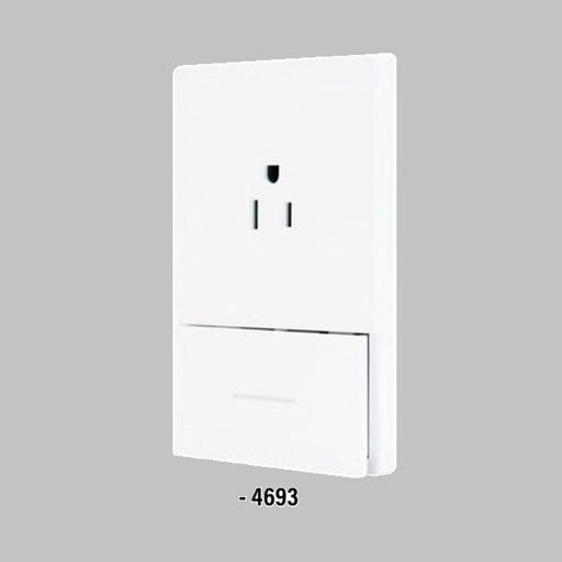 [4693] (4693) PLACA APAGADOR SENCILLO Y CONTACTO FIORI (SANTUL)